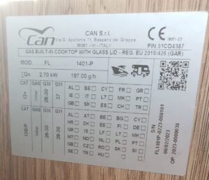 Etiqueta GAS Homologable